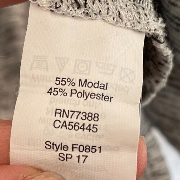 J. Crew Sleeveless Gray T-Shirt Dress/Tunic/Cover-Up, Pocket, Lightweight, S - Picture 7 of 10